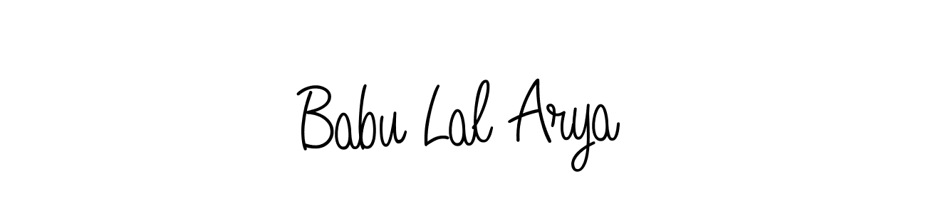 Make a short Babu Lal Arya signature style. Manage your documents anywhere anytime using Angelique-Rose-font-FFP. Create and add eSignatures, submit forms, share and send files easily. Babu Lal Arya signature style 5 images and pictures png