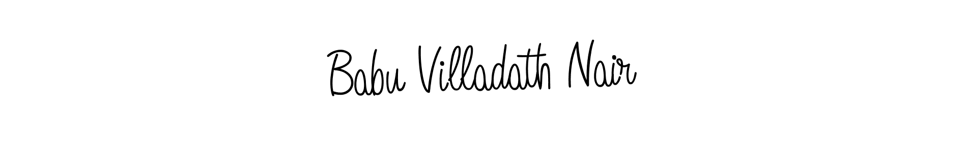 Also we have Babu Villadath Nair name is the best signature style. Create professional handwritten signature collection using Angelique-Rose-font-FFP autograph style. Babu Villadath Nair signature style 5 images and pictures png