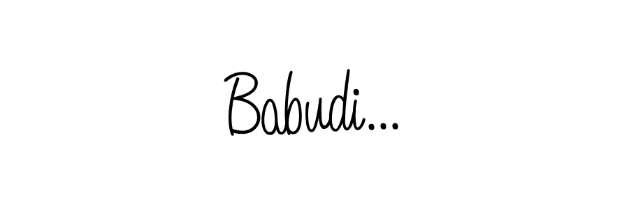 Make a beautiful signature design for name Babudi.... Use this online signature maker to create a handwritten signature for free. Babudi... signature style 5 images and pictures png