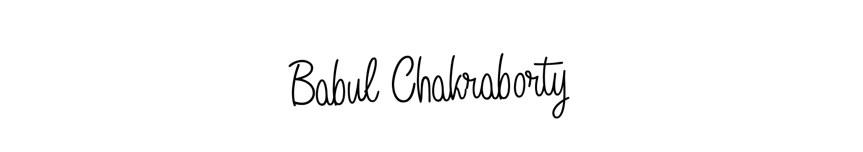 It looks lik you need a new signature style for name Babul Chakraborty. Design unique handwritten (Angelique-Rose-font-FFP) signature with our free signature maker in just a few clicks. Babul Chakraborty signature style 5 images and pictures png