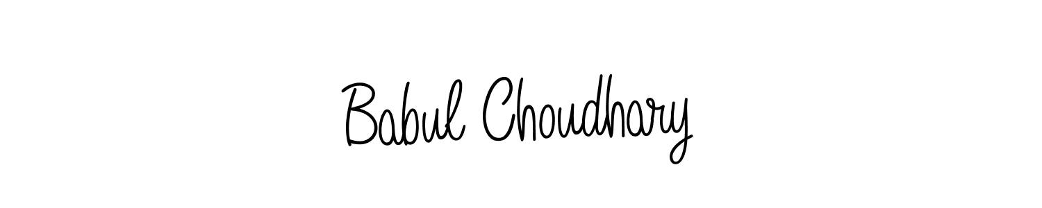Best and Professional Signature Style for Babul Choudhary. Angelique-Rose-font-FFP Best Signature Style Collection. Babul Choudhary signature style 5 images and pictures png