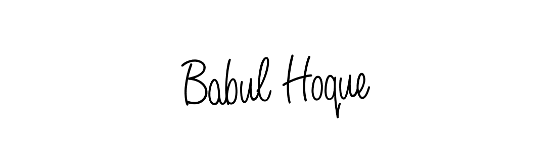 Also we have Babul Hoque name is the best signature style. Create professional handwritten signature collection using Angelique-Rose-font-FFP autograph style. Babul Hoque signature style 5 images and pictures png