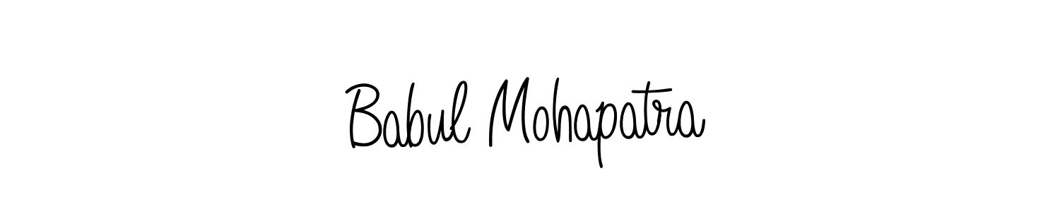 Make a beautiful signature design for name Babul Mohapatra. With this signature (Angelique-Rose-font-FFP) style, you can create a handwritten signature for free. Babul Mohapatra signature style 5 images and pictures png