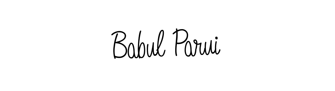 Check out images of Autograph of Babul Parui name. Actor Babul Parui Signature Style. Angelique-Rose-font-FFP is a professional sign style online. Babul Parui signature style 5 images and pictures png