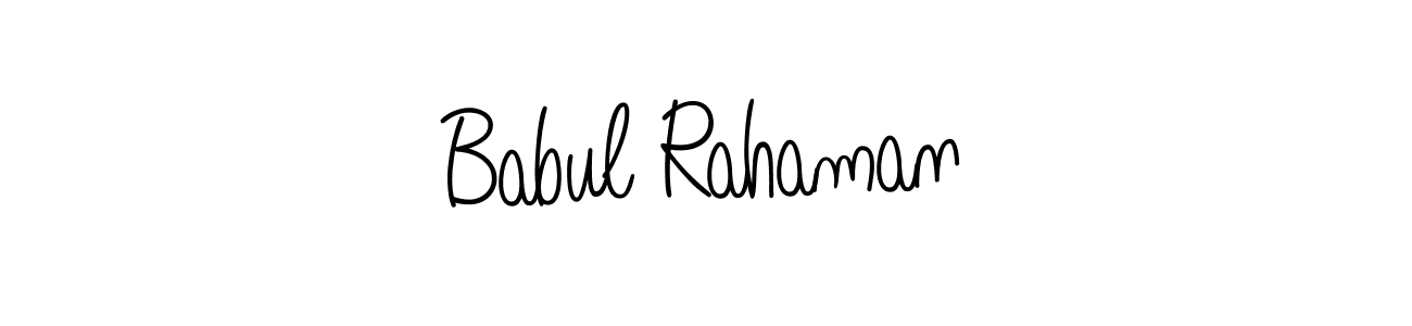 Make a short Babul Rahaman signature style. Manage your documents anywhere anytime using Angelique-Rose-font-FFP. Create and add eSignatures, submit forms, share and send files easily. Babul Rahaman signature style 5 images and pictures png