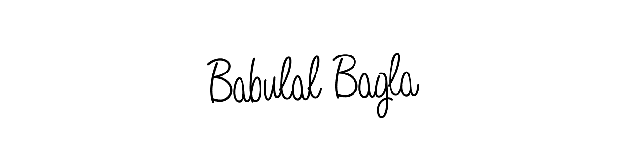 Design your own signature with our free online signature maker. With this signature software, you can create a handwritten (Angelique-Rose-font-FFP) signature for name Babulal Bagla. Babulal Bagla signature style 5 images and pictures png