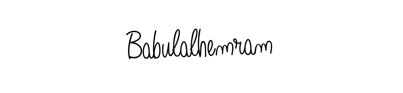 Similarly Angelique-Rose-font-FFP is the best handwritten signature design. Signature creator online .You can use it as an online autograph creator for name Babulalhemram. Babulalhemram signature style 5 images and pictures png