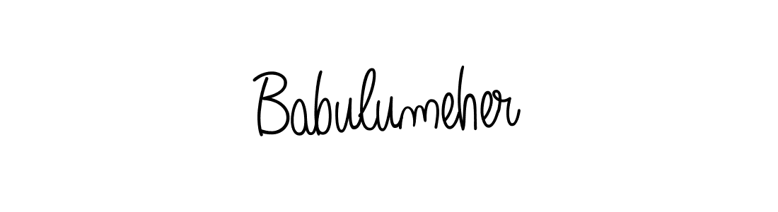 It looks lik you need a new signature style for name Babulumeher. Design unique handwritten (Angelique-Rose-font-FFP) signature with our free signature maker in just a few clicks. Babulumeher signature style 5 images and pictures png