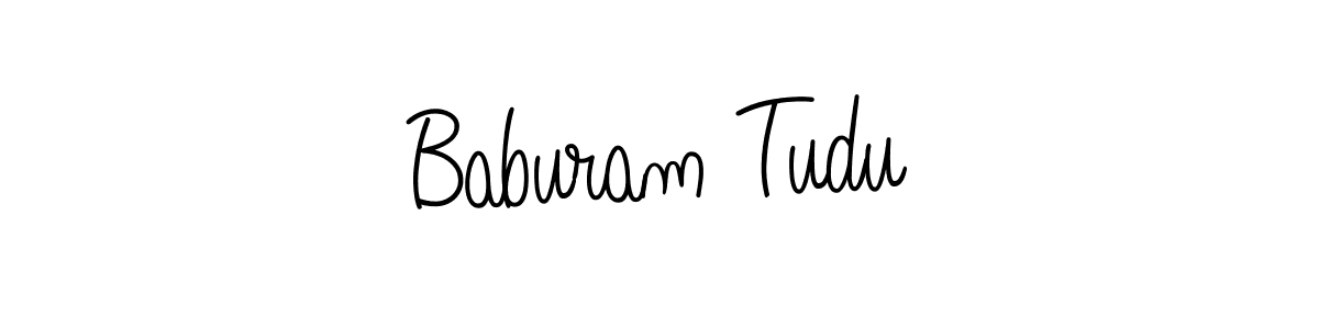 Also we have Baburam Tudu name is the best signature style. Create professional handwritten signature collection using Angelique-Rose-font-FFP autograph style. Baburam Tudu signature style 5 images and pictures png
