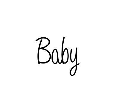 How to make Baby signature? Angelique-Rose-font-FFP is a professional autograph style. Create handwritten signature for Baby name. Baby signature style 5 images and pictures png