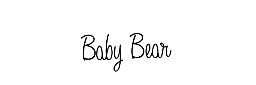 How to Draw Baby Bear signature style? Angelique-Rose-font-FFP is a latest design signature styles for name Baby Bear. Baby Bear signature style 5 images and pictures png