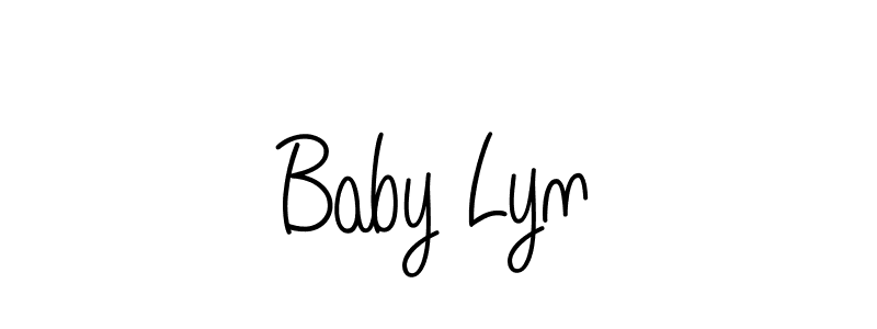 Design your own signature with our free online signature maker. With this signature software, you can create a handwritten (Angelique-Rose-font-FFP) signature for name Baby Lyn. Baby Lyn signature style 5 images and pictures png