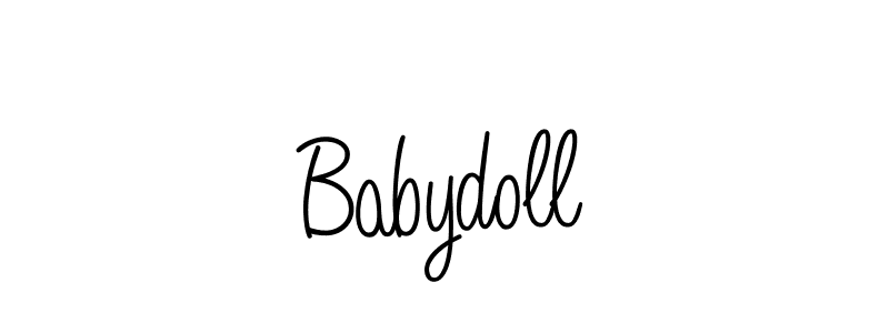 The best way (Angelique-Rose-font-FFP) to make a short signature is to pick only two or three words in your name. The name Babydoll include a total of six letters. For converting this name. Babydoll signature style 5 images and pictures png