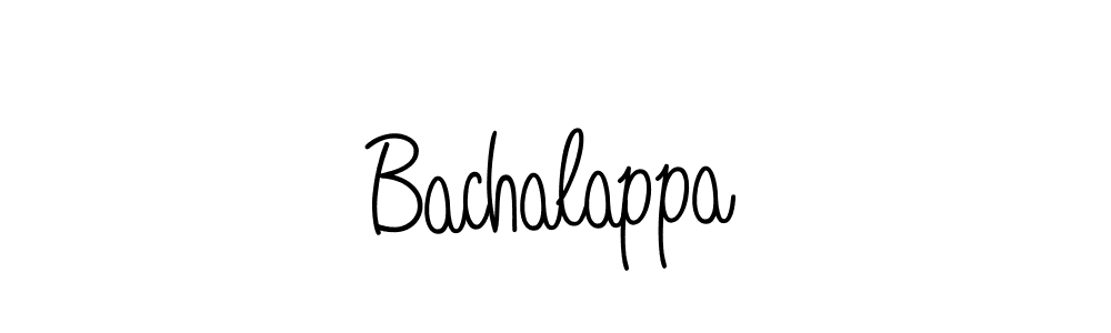 Also we have Bachalappa name is the best signature style. Create professional handwritten signature collection using Angelique-Rose-font-FFP autograph style. Bachalappa signature style 5 images and pictures png