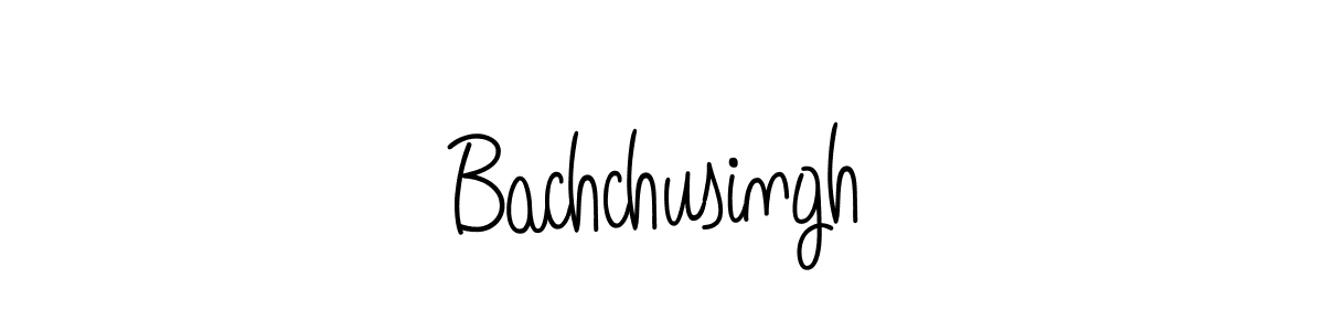 Design your own signature with our free online signature maker. With this signature software, you can create a handwritten (Angelique-Rose-font-FFP) signature for name Bachchusingh. Bachchusingh signature style 5 images and pictures png