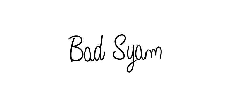 Design your own signature with our free online signature maker. With this signature software, you can create a handwritten (Angelique-Rose-font-FFP) signature for name Bad Syam. Bad Syam signature style 5 images and pictures png