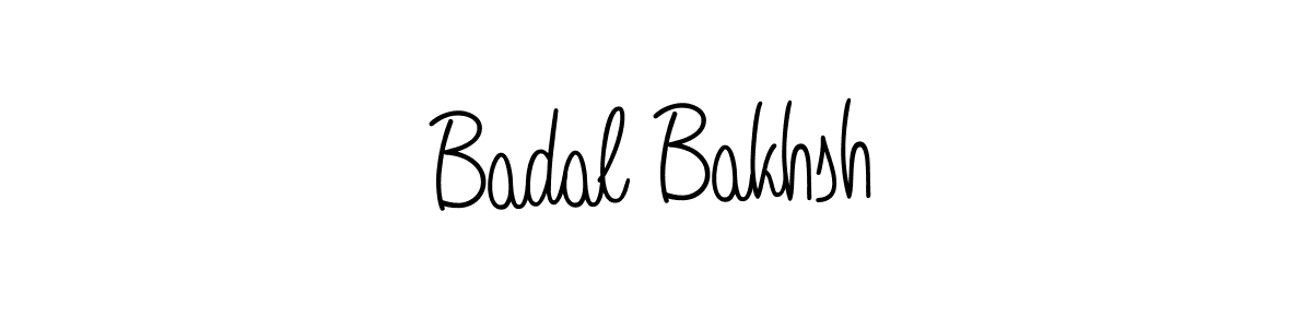 You should practise on your own different ways (Angelique-Rose-font-FFP) to write your name (Badal Bakhsh) in signature. don't let someone else do it for you. Badal Bakhsh signature style 5 images and pictures png