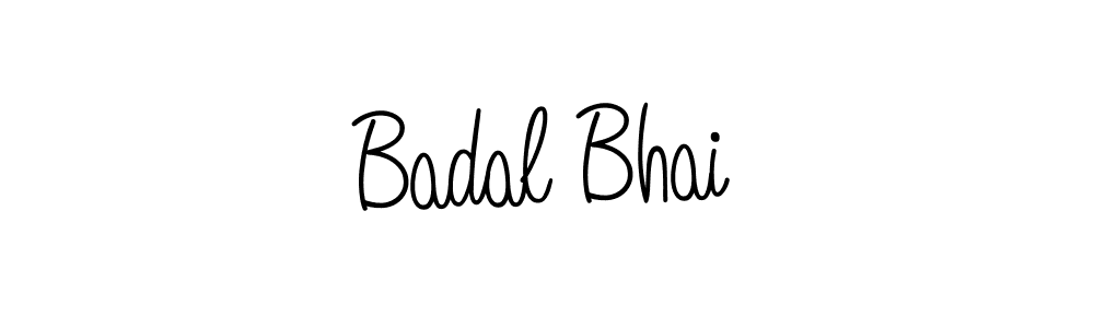 if you are searching for the best signature style for your name Badal Bhai. so please give up your signature search. here we have designed multiple signature styles  using Angelique-Rose-font-FFP. Badal Bhai signature style 5 images and pictures png