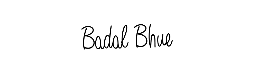 Design your own signature with our free online signature maker. With this signature software, you can create a handwritten (Angelique-Rose-font-FFP) signature for name Badal Bhue. Badal Bhue signature style 5 images and pictures png