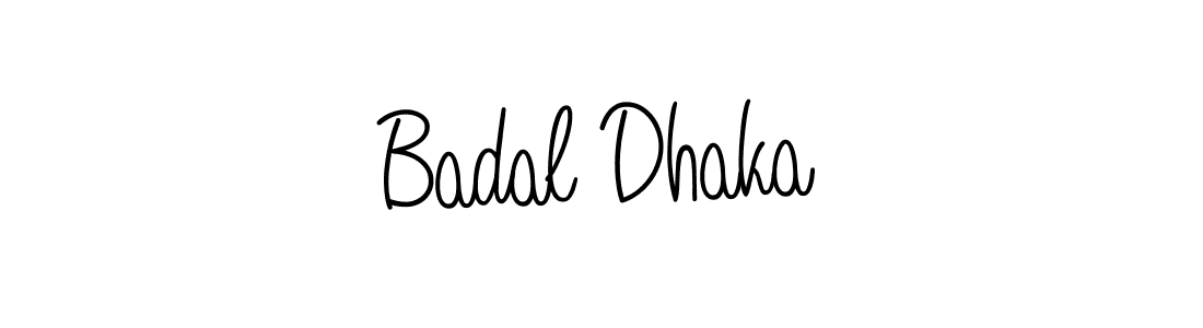 Make a beautiful signature design for name Badal Dhaka. Use this online signature maker to create a handwritten signature for free. Badal Dhaka signature style 5 images and pictures png