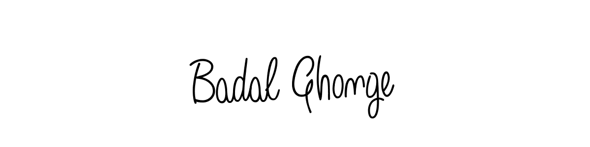 Also we have Badal Ghonge name is the best signature style. Create professional handwritten signature collection using Angelique-Rose-font-FFP autograph style. Badal Ghonge signature style 5 images and pictures png