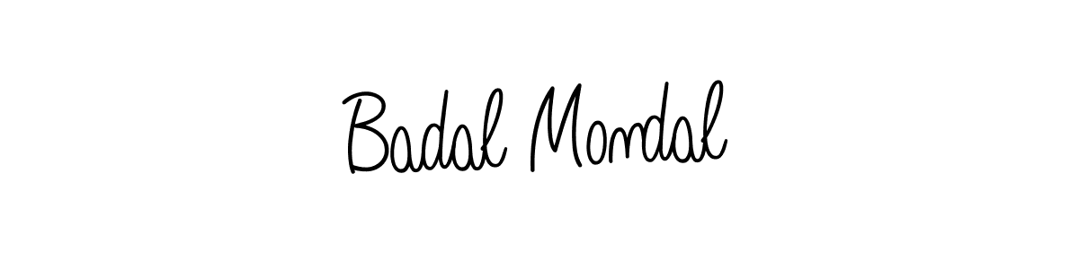 Badal Mondal stylish signature style. Best Handwritten Sign (Angelique-Rose-font-FFP) for my name. Handwritten Signature Collection Ideas for my name Badal Mondal. Badal Mondal signature style 5 images and pictures png