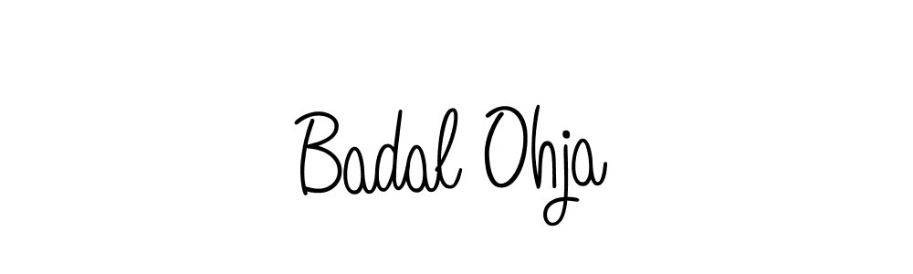 How to make Badal Ohja signature? Angelique-Rose-font-FFP is a professional autograph style. Create handwritten signature for Badal Ohja name. Badal Ohja signature style 5 images and pictures png