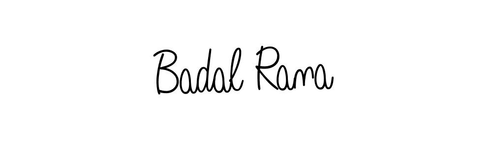 Badal Rana stylish signature style. Best Handwritten Sign (Angelique-Rose-font-FFP) for my name. Handwritten Signature Collection Ideas for my name Badal Rana. Badal Rana signature style 5 images and pictures png