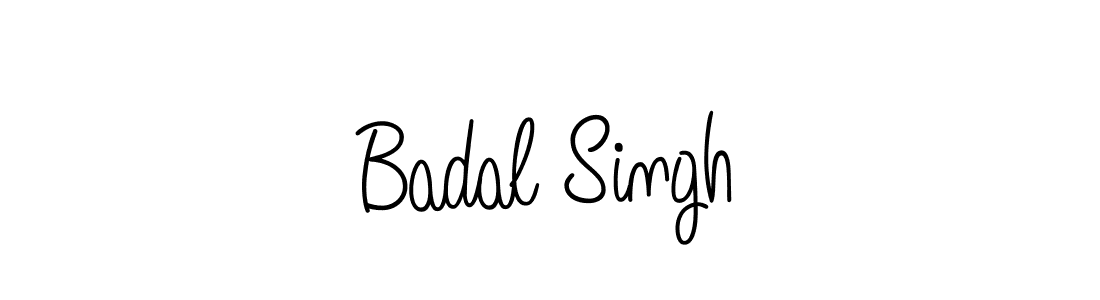 Create a beautiful signature design for name Badal Singh. With this signature (Angelique-Rose-font-FFP) fonts, you can make a handwritten signature for free. Badal Singh signature style 5 images and pictures png