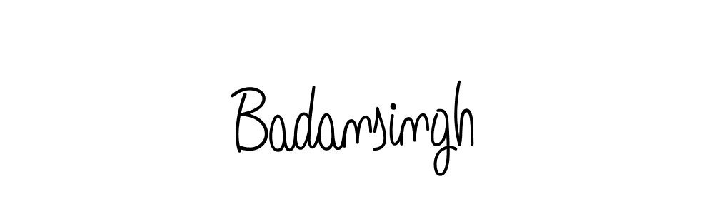 How to make Badansingh signature? Angelique-Rose-font-FFP is a professional autograph style. Create handwritten signature for Badansingh name. Badansingh signature style 5 images and pictures png