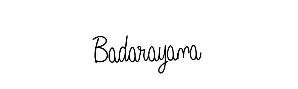 How to make Badarayana signature? Angelique-Rose-font-FFP is a professional autograph style. Create handwritten signature for Badarayana name. Badarayana signature style 5 images and pictures png