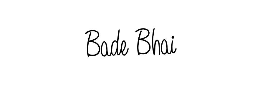 Here are the top 10 professional signature styles for the name Bade Bhai. These are the best autograph styles you can use for your name. Bade Bhai signature style 5 images and pictures png