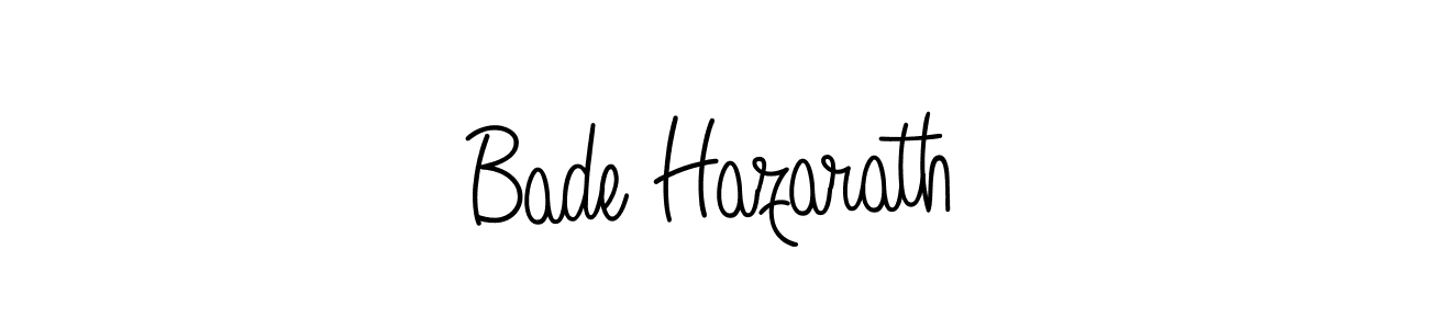 Design your own signature with our free online signature maker. With this signature software, you can create a handwritten (Angelique-Rose-font-FFP) signature for name Bade Hazarath. Bade Hazarath signature style 5 images and pictures png