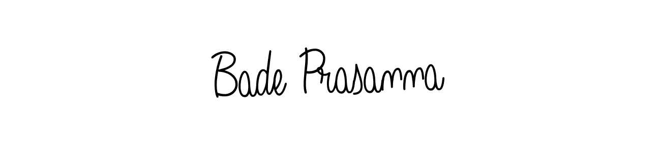 How to Draw Bade Prasanna signature style? Angelique-Rose-font-FFP is a latest design signature styles for name Bade Prasanna. Bade Prasanna signature style 5 images and pictures png