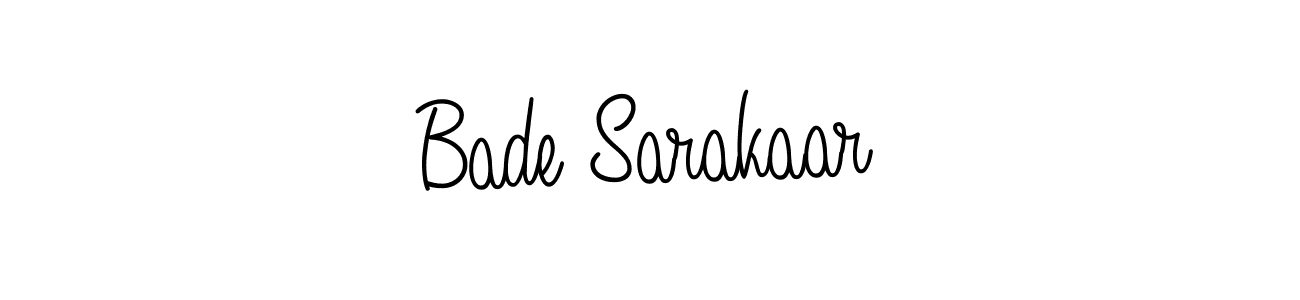 Angelique-Rose-font-FFP is a professional signature style that is perfect for those who want to add a touch of class to their signature. It is also a great choice for those who want to make their signature more unique. Get Bade Sarakaar name to fancy signature for free. Bade Sarakaar signature style 5 images and pictures png