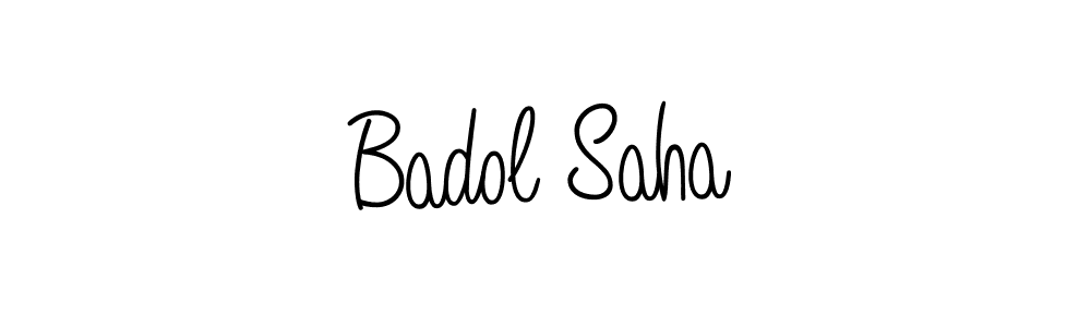 How to make Badol Saha signature? Angelique-Rose-font-FFP is a professional autograph style. Create handwritten signature for Badol Saha name. Badol Saha signature style 5 images and pictures png