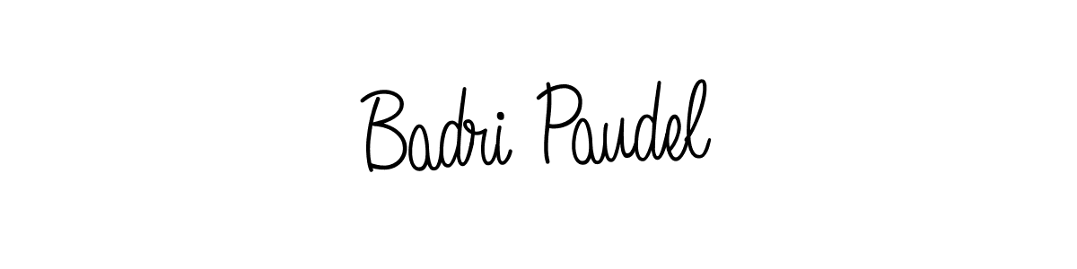 Make a short Badri Paudel signature style. Manage your documents anywhere anytime using Angelique-Rose-font-FFP. Create and add eSignatures, submit forms, share and send files easily. Badri Paudel signature style 5 images and pictures png