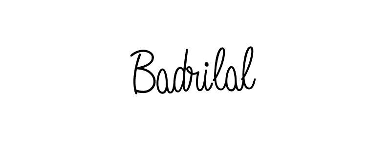 Make a beautiful signature design for name Badrilal. Use this online signature maker to create a handwritten signature for free. Badrilal signature style 5 images and pictures png