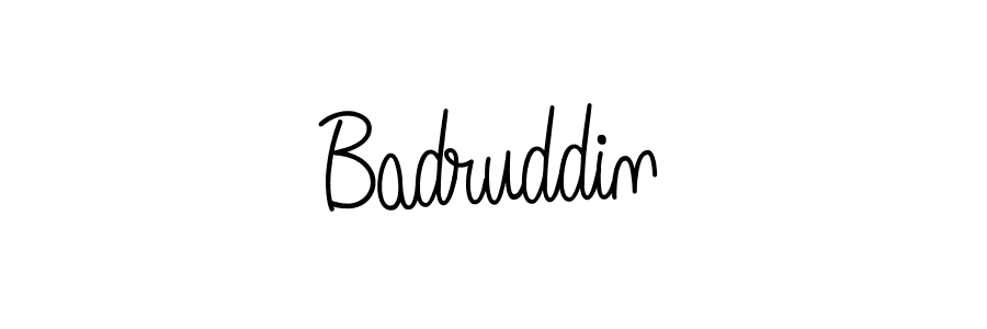 Use a signature maker to create a handwritten signature online. With this signature software, you can design (Angelique-Rose-font-FFP) your own signature for name Badruddin. Badruddin signature style 5 images and pictures png