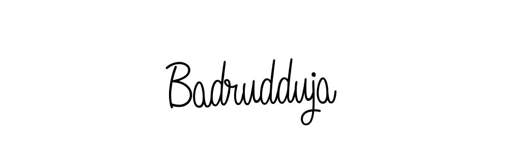 Make a beautiful signature design for name Badrudduja. Use this online signature maker to create a handwritten signature for free. Badrudduja signature style 5 images and pictures png