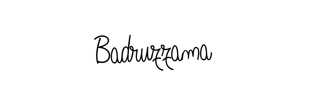 How to make Badruzzama signature? Angelique-Rose-font-FFP is a professional autograph style. Create handwritten signature for Badruzzama name. Badruzzama signature style 5 images and pictures png