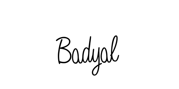 How to make Badyal signature? Angelique-Rose-font-FFP is a professional autograph style. Create handwritten signature for Badyal name. Badyal signature style 5 images and pictures png