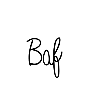 Make a beautiful signature design for name Baf. With this signature (Angelique-Rose-font-FFP) style, you can create a handwritten signature for free. Baf signature style 5 images and pictures png