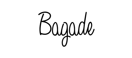 A modern signature idea for name Bagade using Angelique-Rose-font-FFP font. Clean strokes and elegant curves make it stand out instantly. Bagade signature style 5 images and pictures png