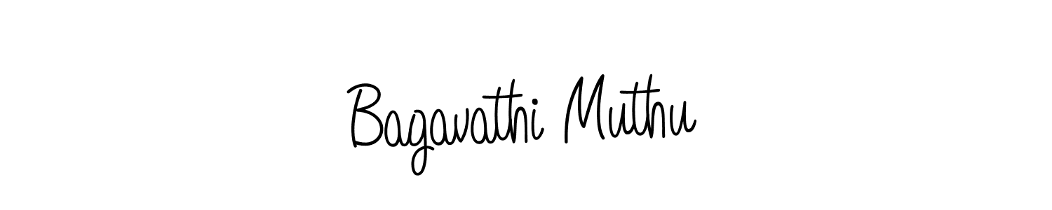 Design your own signature with our free online signature maker. With this signature software, you can create a handwritten (Angelique-Rose-font-FFP) signature for name Bagavathi Muthu. Bagavathi Muthu signature style 5 images and pictures png