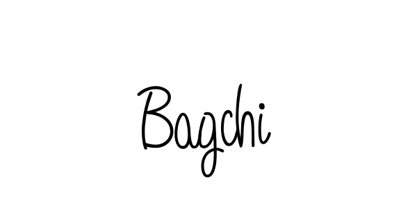 Use a signature maker to create a handwritten signature online. With this signature software, you can design (Angelique-Rose-font-FFP) your own signature for name Bagchi. Bagchi signature style 5 images and pictures png