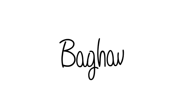 Use a signature maker to create a handwritten signature online. With this signature software, you can design (Angelique-Rose-font-FFP) your own signature for name Baghav. Baghav signature style 5 images and pictures png