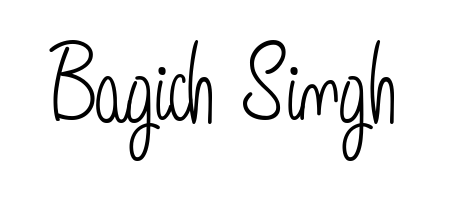 A dynamic signature style for Bagich Singh using Angelique-Rose-font-FFP script. Designed to look authentic, handwritten, and professional. Bagich Singh signature style 5 images and pictures png