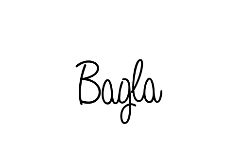 Design your own signature with our free online signature maker. With this signature software, you can create a handwritten (Angelique-Rose-font-FFP) signature for name Bagla. Bagla signature style 5 images and pictures png