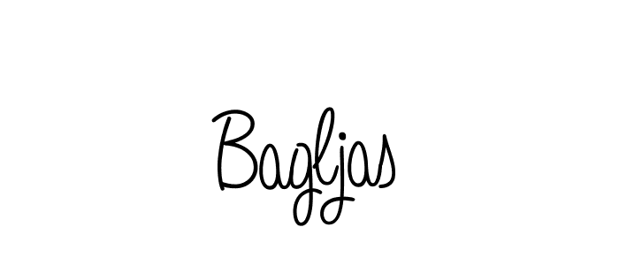 Bagljas stylish signature style. Best Handwritten Sign (Angelique-Rose-font-FFP) for my name. Handwritten Signature Collection Ideas for my name Bagljas. Bagljas signature style 5 images and pictures png